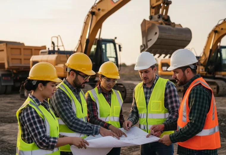 chantiers professionnels machinerie