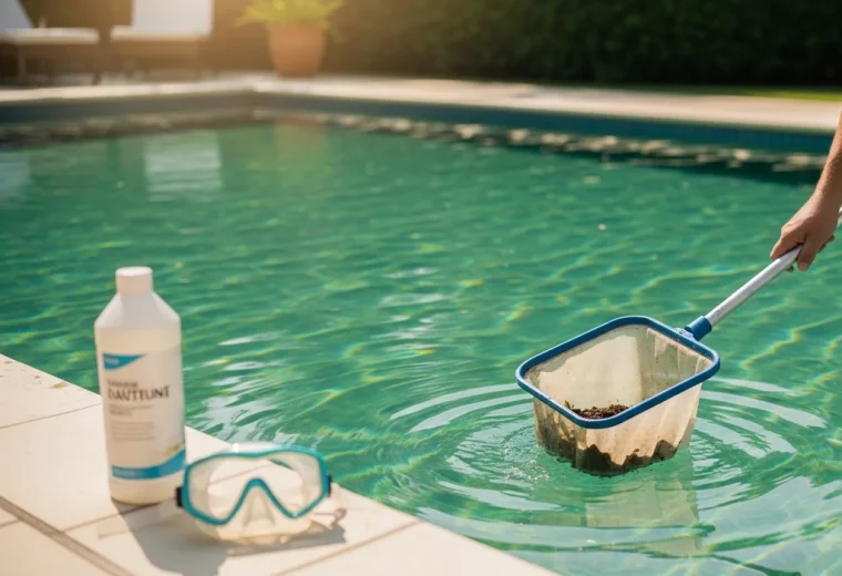 piscine eau verte entretien