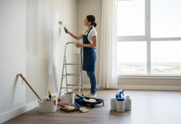 appartement moderne peinture