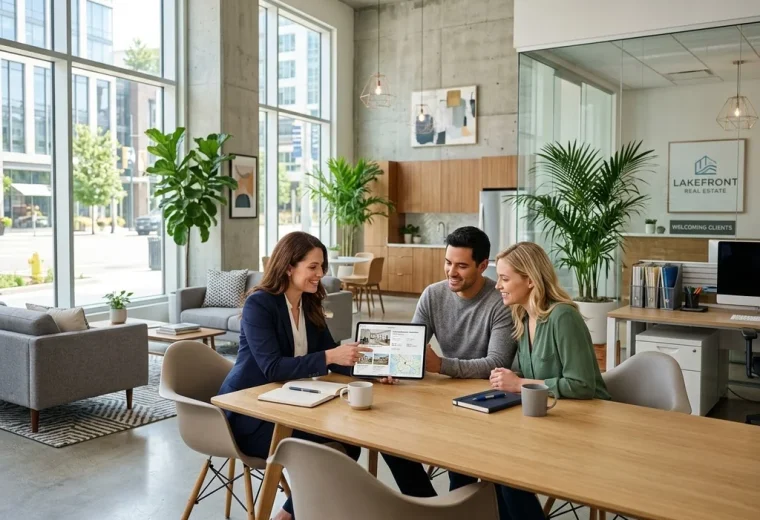 bureau immobilier design professionnel