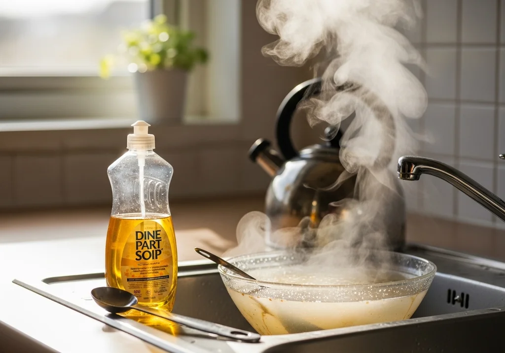 évier savon cuisine