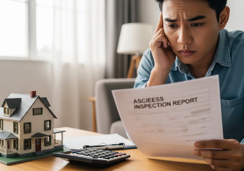 rapport asbestos maison