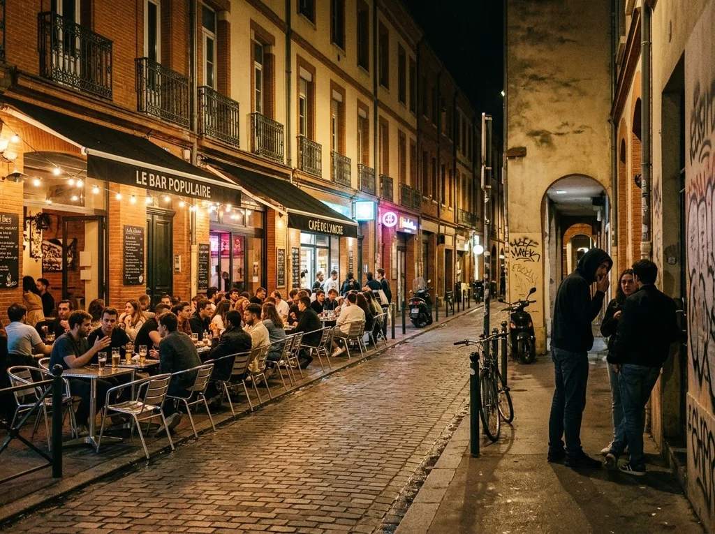 scène nocturne toulouse